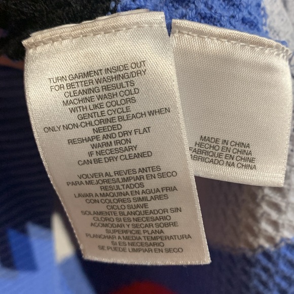 Jones New York stripped honey comb waffle knit shirt - Picture 3 of 7